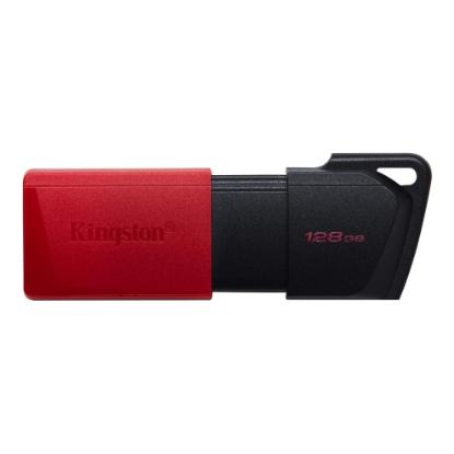 Memorija USB 3.2 FLASH DRIVE, 128GB, KINGSTON DataTraveler Exodia M DTXM/128GB, crno/crveni