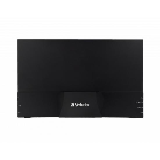 Prijenosni monitor 15.6" VERBATIM PMT-15, FHD, IPS, 60Hz, 6ms, 250cd/m2, FreeSync, crni