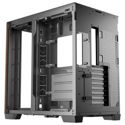 Ohišje ANTEC C8 Wood, Full Tower, E-ATX, črno, bez napajalnika