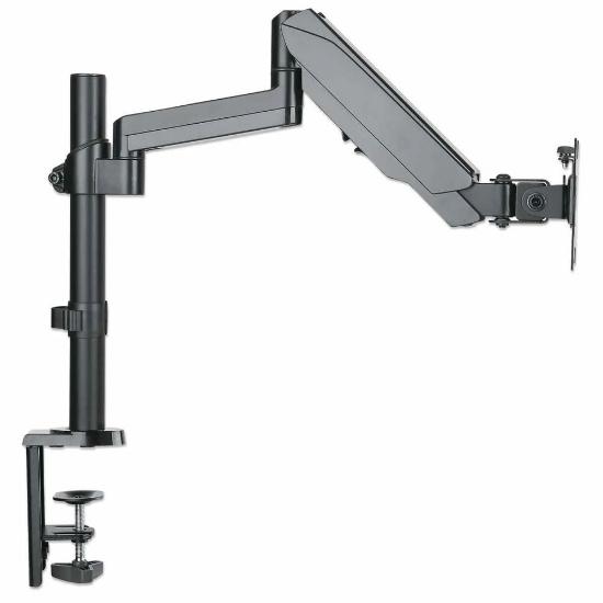 Stalak za monitor MANHATTAN 461580, za jedan monitor, stolni, 17" do 32", crni