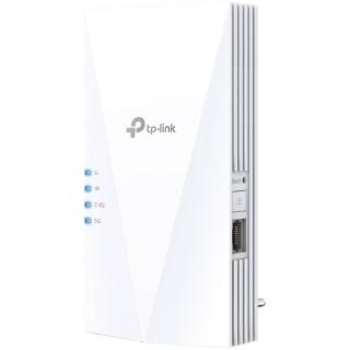 Wireless range extender TP-LINK RE500X AX1500 Wi-Fi 6, 300 Mbps at 2.4 GHz + 1201 Mbps at 5 GHz, 2 × Internal Antennas, 1 × Gigabit Port, Broadcom 1.5GHz Tri-Core CPU
