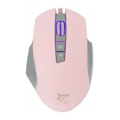 Miška WHITE SHARK Gareth GM-5009, 6400dpi, optički, žičani, rozi