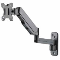 Stalak za monitor MANHATTAN 461610, za jedan monitor, zidni, 17" do 32", crni