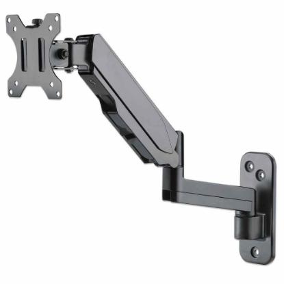 Stalak za monitor MANHATTAN 461610, za jedan monitor, zidni, 17" do 32", crni