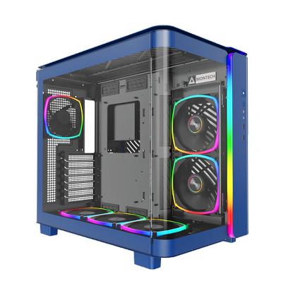Ohišje MONTECH King 95 Pro, prozor, RGB, ATX, modro
