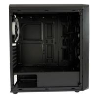 Ohišje LC POWER LC-703B-ON Quad-Luxx, MIDI, ATX, window, črno, bez napajalnika
