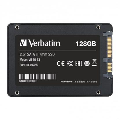 SSD 128GB VERBATIM, Vi550 S3, SATA 3, 2.5", 560/430 MB/s