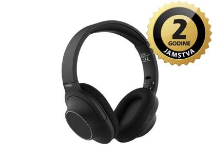 Audio slušalice AKAI BTH-P23, naglavne, FM, BT, microSD, AUX, Handsfree, crne