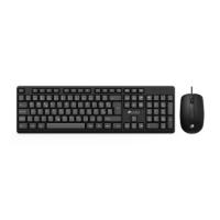 Tipkovnica + miška OCTIO KM101U, črni, USB
