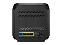 Router ASUS ROG Rapture GT-6, Gaming, AX10000 AiMesh, 3x 10/100/1000 LAN, 1 komad, crni