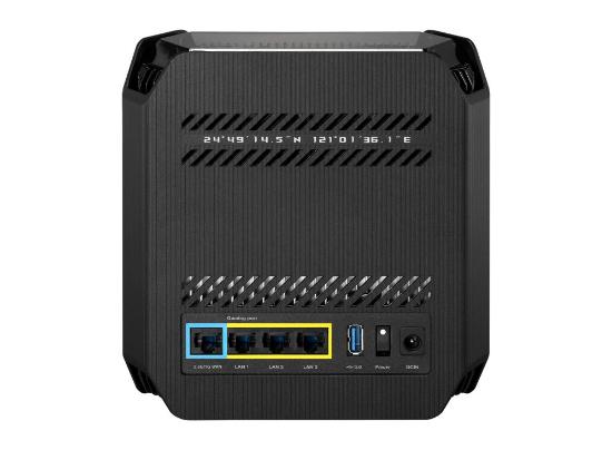 Router ASUS ROG Rapture GT-6, Gaming, AX10000 AiMesh, 3x 10/100/1000 LAN, 1 komad, crni