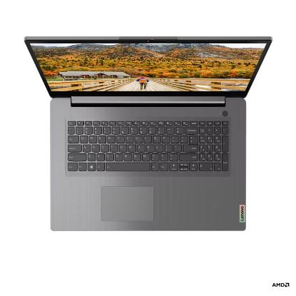 Prenosnik LENOVO IdeaPad 3 82KV00MUSC / Ryzen 7 5700U, 12GB, 512GB SSD, AMD Radeon Graphics, 17.3" FHD IPS, bez OS, sivi