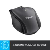Miška LOGITECH M705, laserski, bežični, Unifying receiver USB, sivi