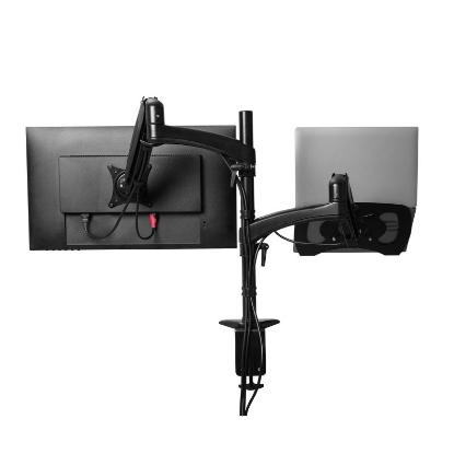 Stalak za monitor i laptop TRUST Mara, stolni, do 32", za monitor+laptop, crni