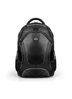 Ruksak za laptop PORT Courchevel 14/15.6", crni, kišna navlaka