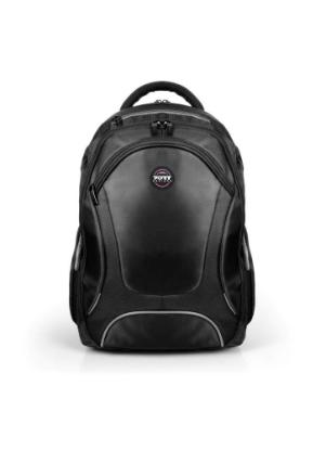 Ruksak za laptop PORT Courchevel 14/15.6", crni, kišna navlaka