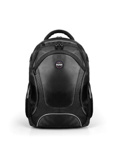 Ruksak za laptop PORT Courchevel 14/15.6", crni, kišna navlaka