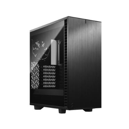Ohišje FRACTAL DESIGN Define 7 Compact TG Dark, ATX, črno, bez napajalnika