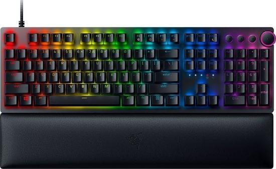 Tipkovnica RAZER Huntsman V2, Purple Linear Optical Switch, RGB, US Layout, USB