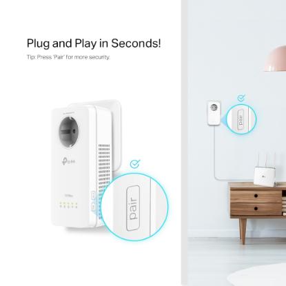 Powerline adapter TP-LINK AV1300 TL-WPA8631P KIT, mreža putem strujnog kabela, 2x2 MIMO, G-Lan