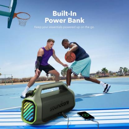 Zvučnik ANKER SoundCore Boom 2 Plus, BT, 140W, vodootporan, powerbank, zeleni