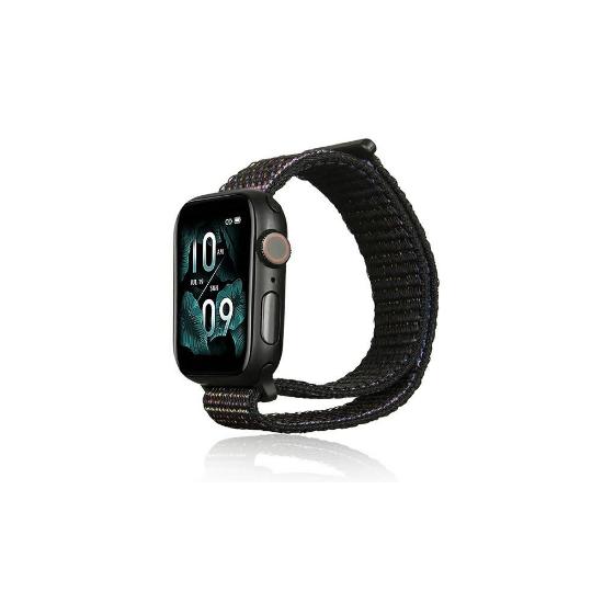 Zamjenski remen BELINE Nylon za Apple Watch 38/40/41mm, crni