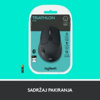 Miška LOGITECH M720 Triathlon, bežični, Unifying receiver USB