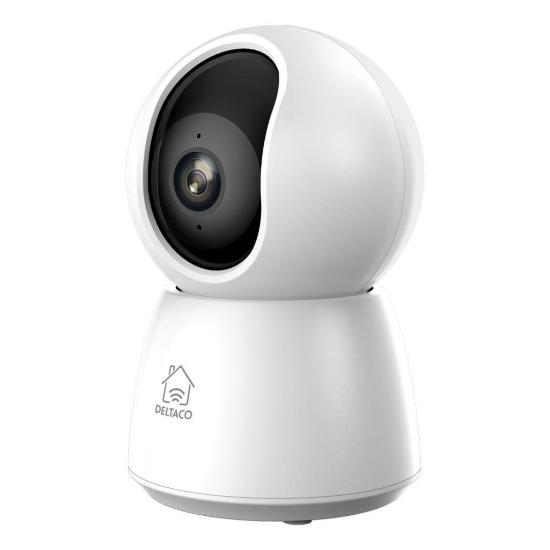 Mrežna nadzorna kamera DELTACO SH-IPC06, WiFi, pokretna, dvosmjerni audio, 2MP, noćno snimanje, bijela