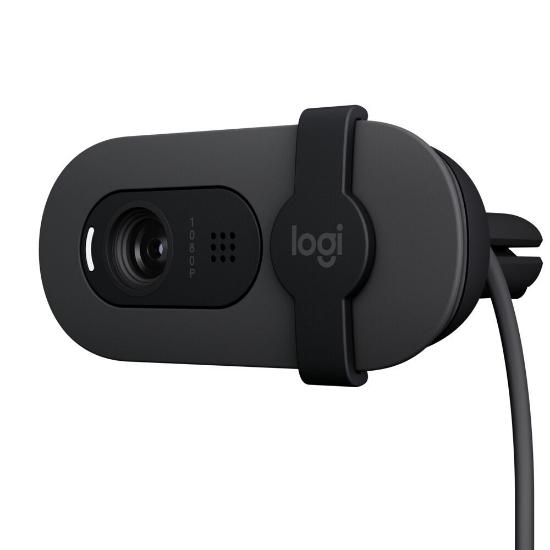 Web kamera LOGITECH Brio 100, črna