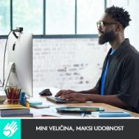 Tipkovnica LOGITECH MX Keys mini, brezžična, BT, roza