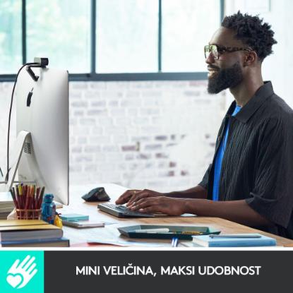 Tipkovnica LOGITECH MX Keys mini, brezžična, BT, roza