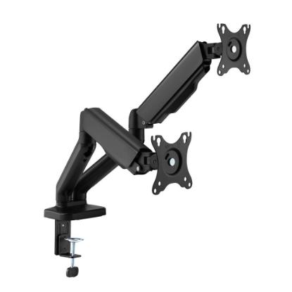 Stalak za monitor SBOX LCD-S024-2, stolni, do 32", za 2 monitora, crni