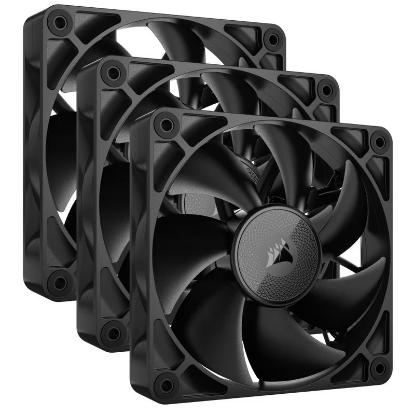 Ventilator CORSAIR iCUE LINK RX120, PWM, 120mm, 2100 okr/min, Triple Pack, črni