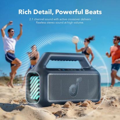 Zvučnik ANKER SoundCore Boom 2, BT, 80W, vodootporan, plavi