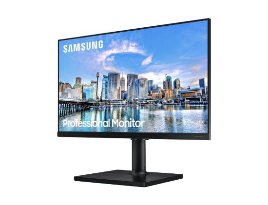 Monitor 24" SAMSUNG LF24T450FQRXEN, FHD, IPS, 75Hz, 250cd/m2, 1.000:1, pivot, črni