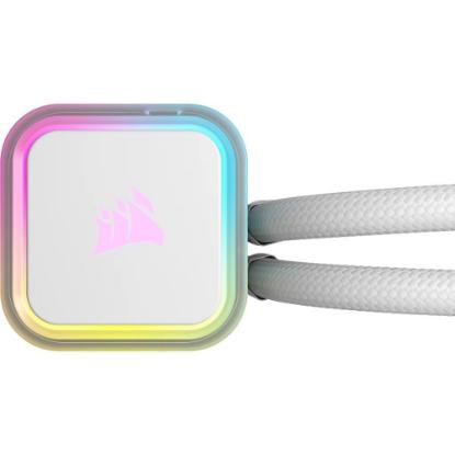Vodno hlajenje CORSAIR iCUE H100i RGB Elite, CW-9060078-WW, za Intel i AMD, belo