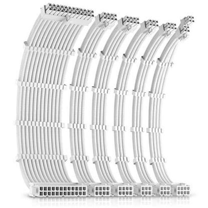 Produžni kablovi za napajanje ANTEC Sleeved Extension Cable Kit, bijeli