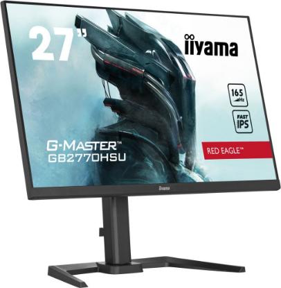 Gaming monitor 27" IIYAMA G-Master GB2770HSU-B5, FHD, IPS, 165Hz, 1ms, 250cd/m2, FreeSync, pivot, zvočnici, črni