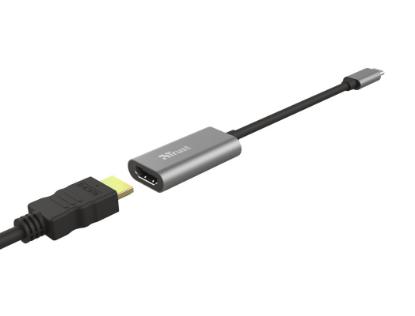 Adapter Trust USB-C to HDMI, HDMI 1.4, HDR, HDCP 2.2, 10cm
