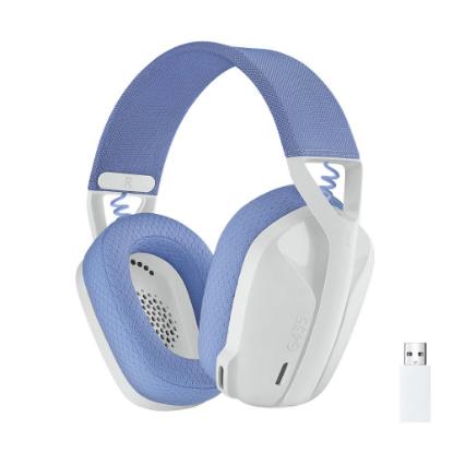 Slušalice LOGITECH Gaming G435 Lightspeed, USB-C, bežične, BT, lila-bijele