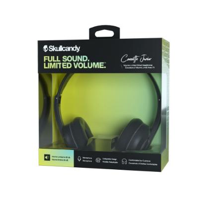 Slušalice SKULLCANDY CASSETTE JUNIOR ON-EAR W/TAP TECH, in-ear, mikrofon, crne