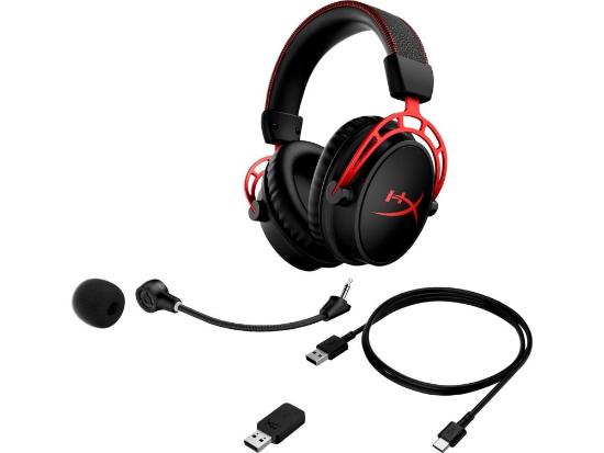 Slušalice HyperX Cloud Alpha Wireless, crno-crvene
