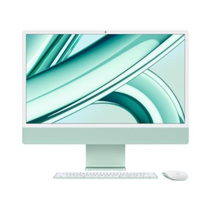 Računalo AiO APPLE iMac mqrp3cr/a / 24" 4,5K Retina, 10-Core M3, 8GB, 512GB SSD, 10-Core Apple GPU, WiFi, tipkovnica, miš, macOS, zeleno