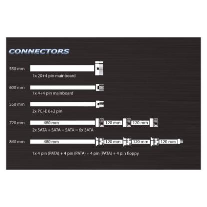 Napajlnik 550W, LC POWER Silent Series LC6550, ATX v2.3, 120mm vent, 80+ Bronze