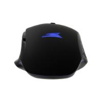 Miška BARACUDA BGM-051 Raptor, RGB, optički, 6400dpi, črni