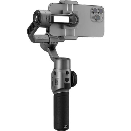 Gimbal stabilizator ZHIYUN Smooth 5S, za snimanje smartphoneom, sivi