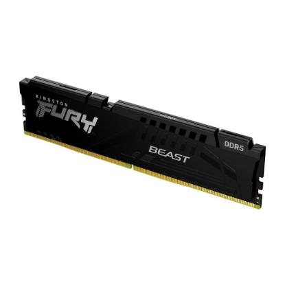 RAM pomnilnik PC-51200, 16GB, KINGSTON Fury Beast Black KF564C32BB-16, XMP, DDR5 6400MHz