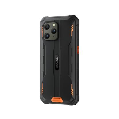 Pametni telefon OSCAL S70 Pro, 6,09", 4GB, 64GB, Android 12, crno-narančasti