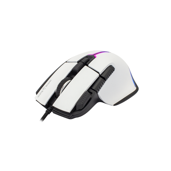 Miška WHITE SHARK Marrok GM-9006, 12000dpi, optički, žičani, beli