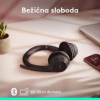 Slušalice LOGITECH Zone 300, bežične, BT, crne